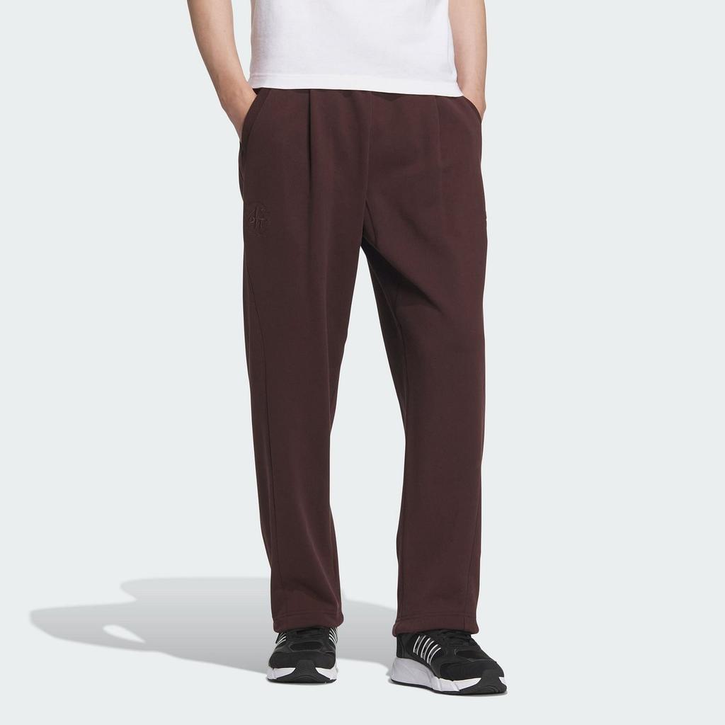 Adidas FW24 Casual Pants Men's Dark Gray Brown JI8625