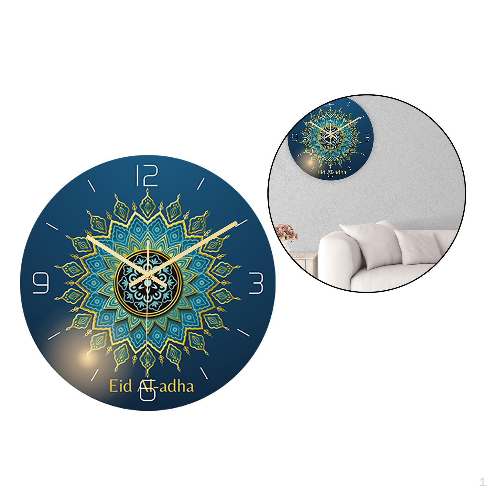 Декор Ramadan Eid Подарок Круглые настенные часы A