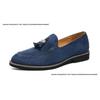 Men's Versatile Tassel Loafers: Spring Set-Foot Leather Shoes for Fashion, Formal, and Casual Wear