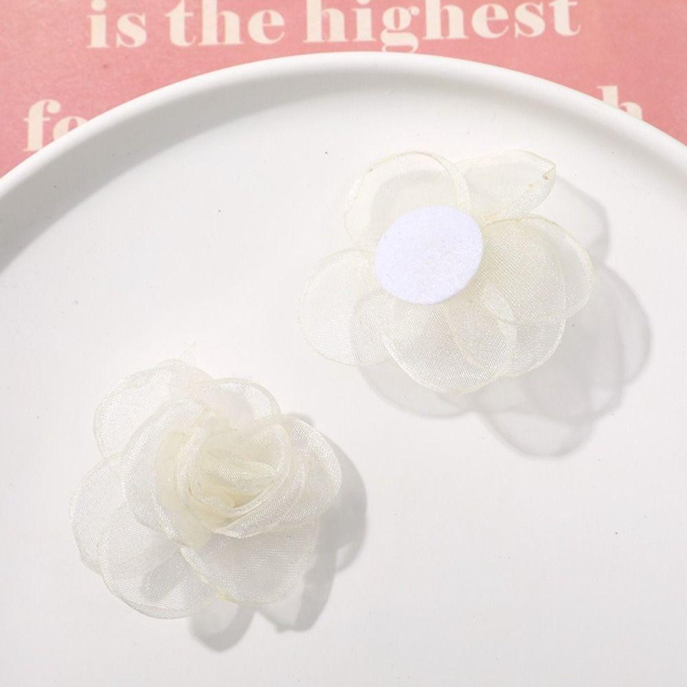 5 pcs Weaving Mesh Earring Material Handmade Clothing Accessories New Hair Clip Accessory