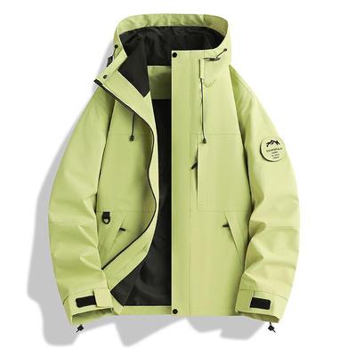 Unisex Windproof & Waterproof Softshell Jacket for Hiking & Camping - Customizable Group Purchase