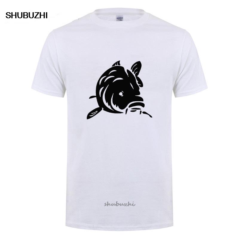 Carp T Shirts Funny Birthday Gift For Men Dad Father Husband Fishinger Fisherman Short Sleeve Round Neck Cotton T-Shirt