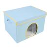 Pet House for Cats Small Dogs PP Insulated Foldable Pet Cave Hideaway Cat Shelter for Home Outdoor