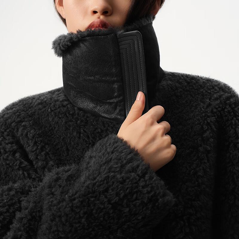 Broadcast Women's Plush Lapel Short Coat