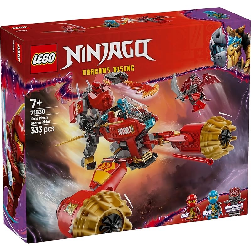 Lego Ninjago Kais Mecha Storm Rider Spielzeug Spielzeug Geburtstagsgeschenk Block Junge Mädchen Kind 7 Jahre alt 8 Jahre alt 9 Jahre alt Grundschüler