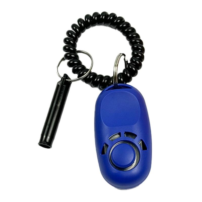 Pet Training Clickers Whistle with Keyring Dog Training Clickers Whistle Combo Perfect for Behavioral Training