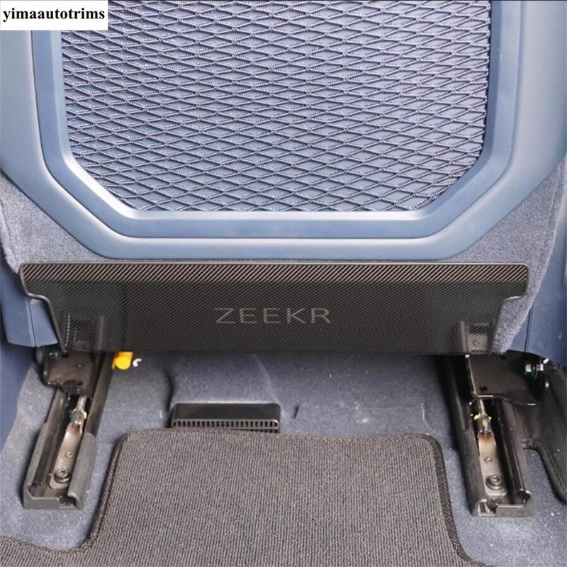 Pannello Copri Schienale Sedile Posteriore Anticalcio Pannello Telaio Rivestimento Per Geely Zeekr 001 - Accessori Interni in Acciaio Inossidabile