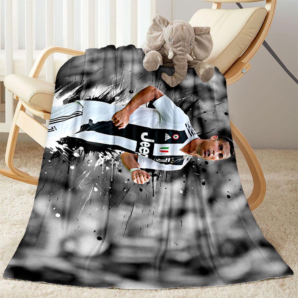 Ronaldo's Wings Glory Blanket Soft & Cozy Perfect for Bed Picnics Chair Four Seasons Universal Stylish Decor