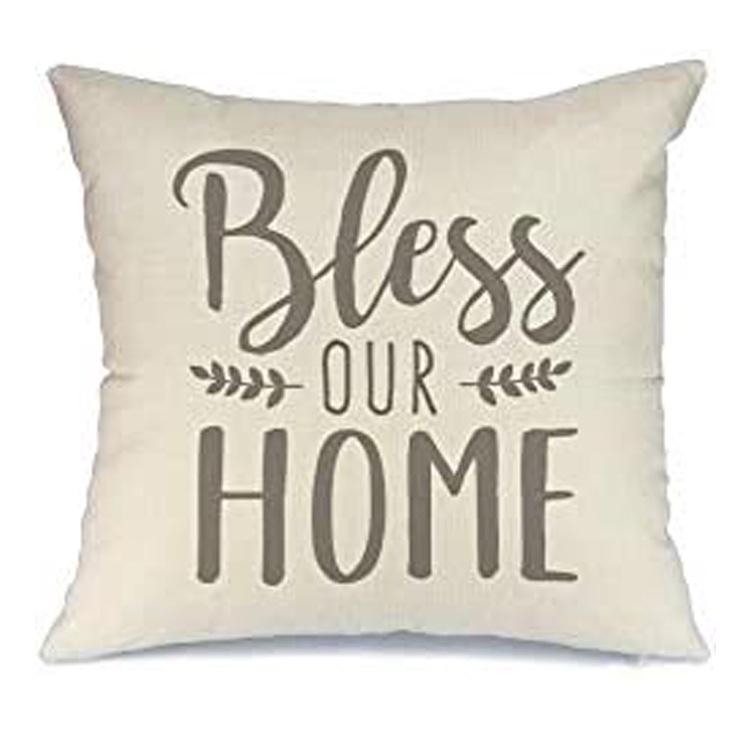 Flax Popular Pillowcase Nordic Home Decoration Pillow Office Car Cushions