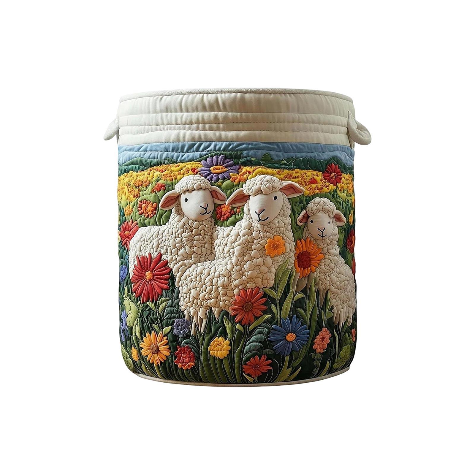 

Стьобаний кошик для зберігання білизни, також підходить для зберігання брудного одягу.