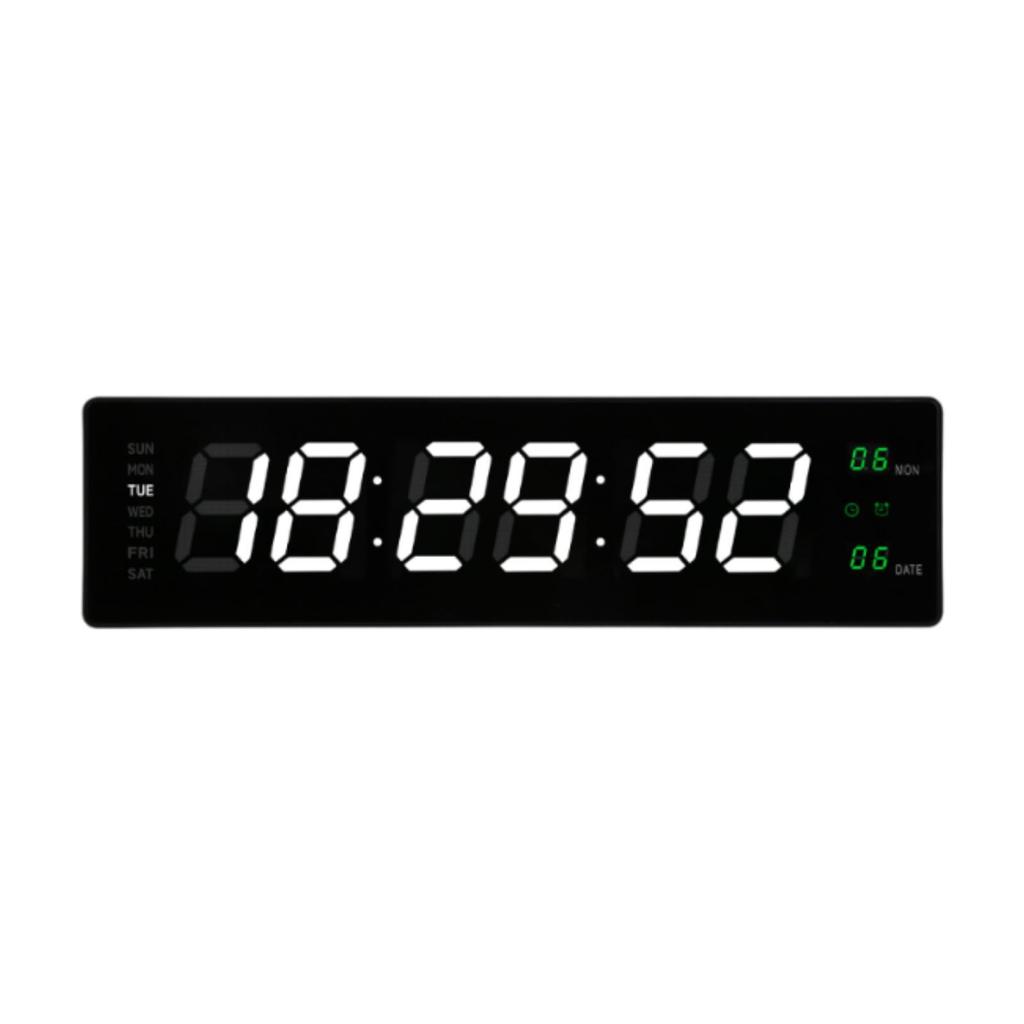 Wall Hanging Alarm Clock Dorm Farmhouse Studio Teens Dorm Led Digital Clock