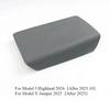For Tesla Model 3 Model Y Juniper 2025 Central Console Armrest Cover TPE Wear-Resistant Armrest Box Protector Car Accessories