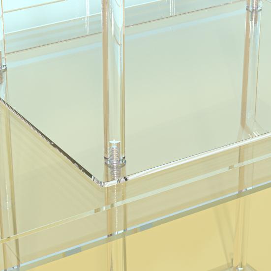 3Pcs/Set Cupcake Dessert Table Display Set Easy Assembly Versatile Design Transparent Dessert Pastry Food Treat Tier Cookie Dessert Platter