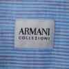 Armani Collezioni Long Sleeve Shirt M Blue Men's Used