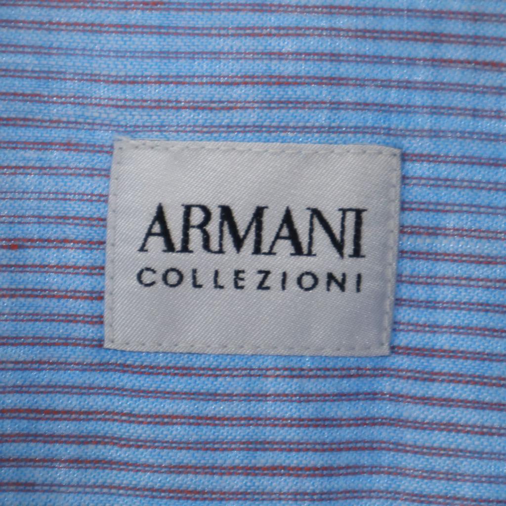 Armani Collezioni Long Sleeve Shirt M Blue Men's Used
