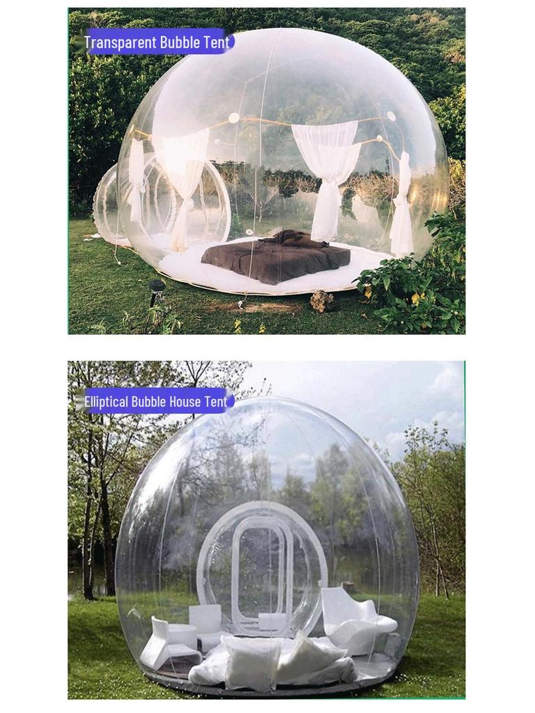 Transparent Inflatable Bubble Tent: Outdoor Starry Sky Room for Weddings, Birthdays, and Events
