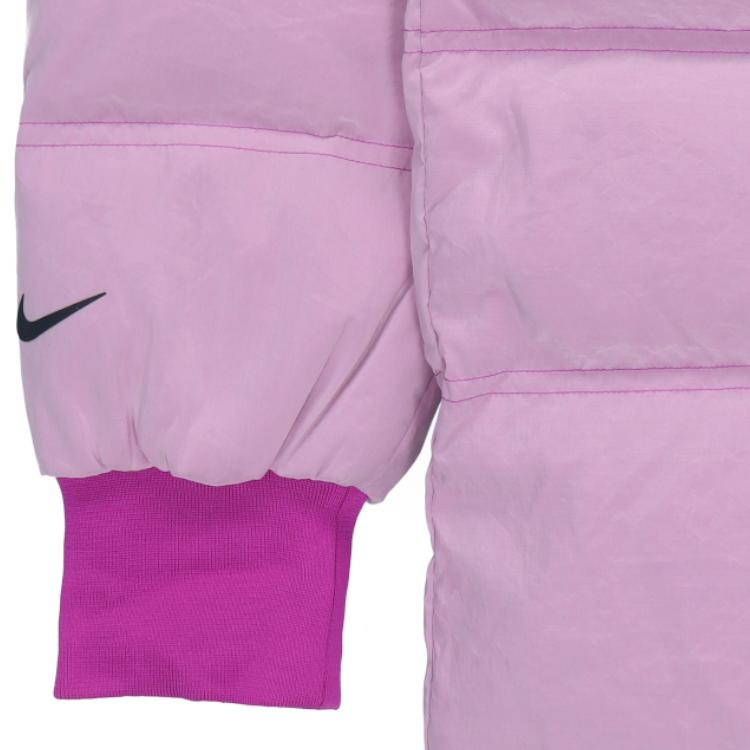 Nike Sportswear Down-Fill City Ready Long Hooded Warm Down Jacket Winter Women Outerwear Bright-Purple BV3138-551