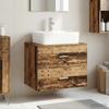 Wall Mounted Bathroom Storage Cabinet Reclaimed Wood Look 62.5 x 44.5 x 50 cm