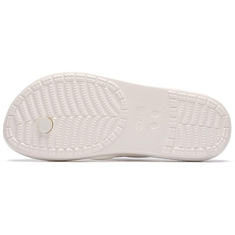 Crocs Kadee Summer Flip Flops Unisex Footwear White 206119-100
