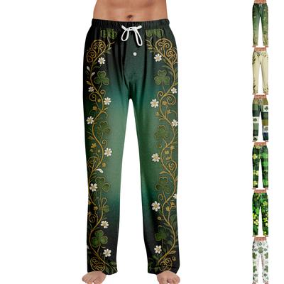 Men's St. Patrick's Day Print Home Sleep Pants