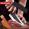 Hand-Forged Boning knife Chef Slicing Knife Meat Vegetable Fruit Kitchen Cutting Knife Double-edged Blade Kitchen Knives