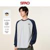 SPAO Men's Bear Embroidered Long-Sleeve T-Shirt