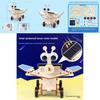 Wissenschaftsexperiment DIY Solar Mond Rover mit wiederaufladbarem Motor für Kinder Wissenschaftliches Bildungsset
