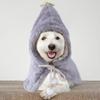 Pet Dog Cat Winter Warm Star Cloak Thickened Drawstring Design Pet Hooded Clothes For Kitten Puppy