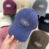 Letter hat women's new high-quality wide-brimmed baseball cap trendy brand polished street cap couple
