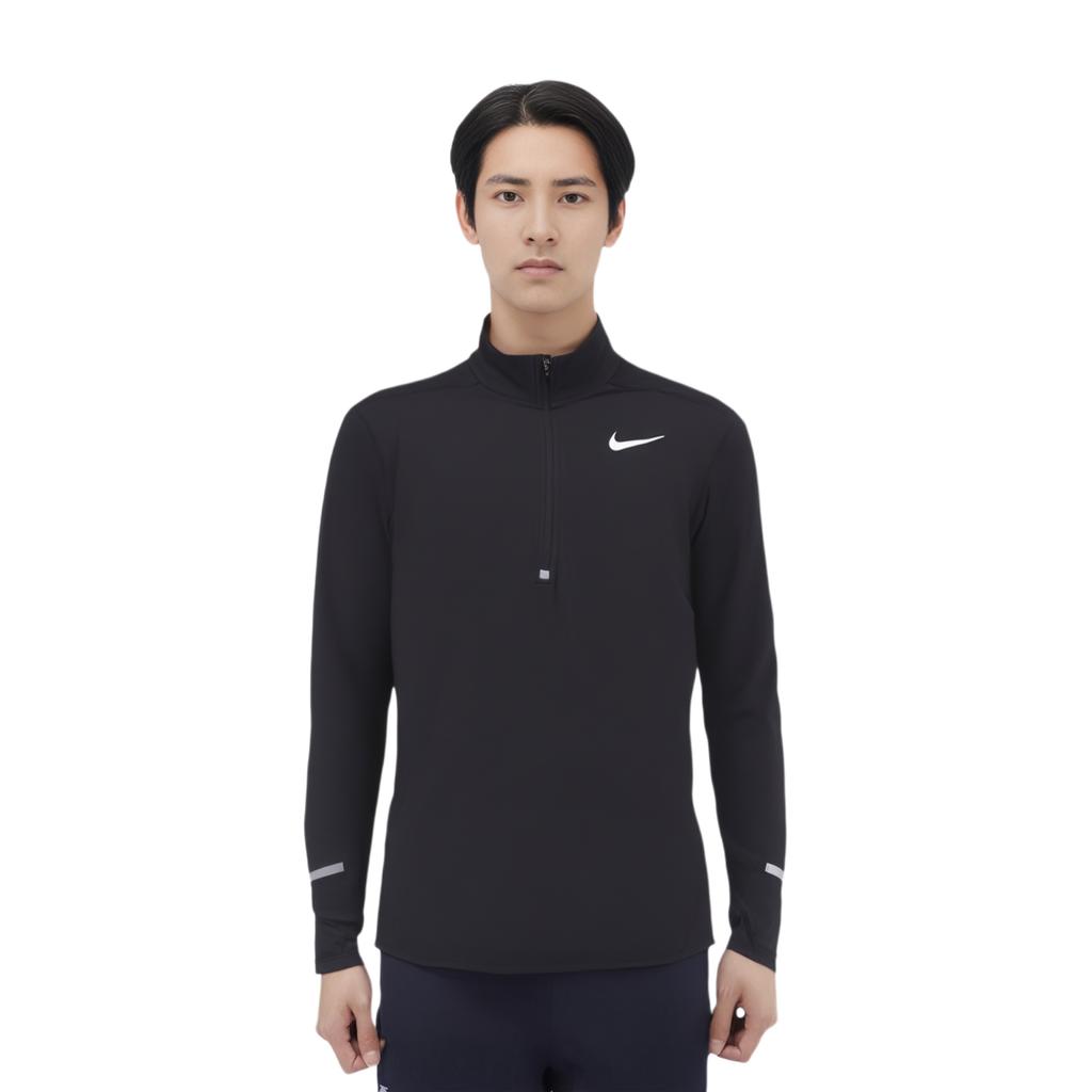 Nike Dri-Fit Element Lifestyle Stand Collar Pullover Long Sleeve T-Shirt Men Tops 683486-010