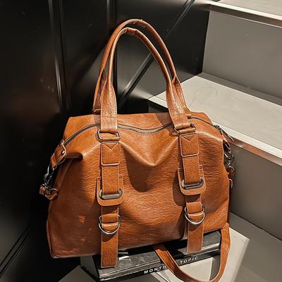 Retro Lässige Tote Bag - Stilvolle Handtasche mit großem Fassungsvermögen - Weiches Leder - Vielseitige Einzel-Schulter-Crossbody-Tasche