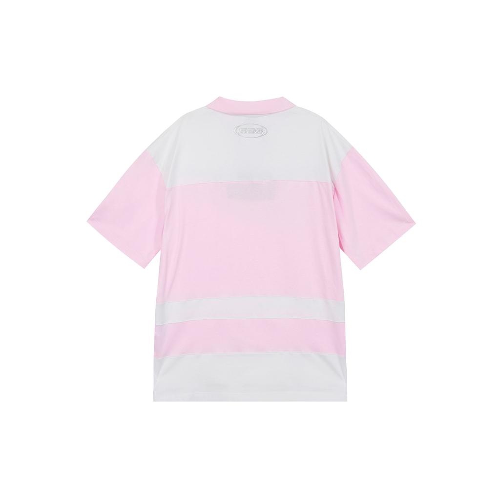 Nike Sportswear Color Block Short Sleeve Polo Shirt Men Tops Foam-Pink FN3694-125