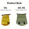 Swimming PVC Pack Dry Bag Backpack for Women Men 10L 20L Waterproof Shoulder Kayak Trekking Drifting Rafting Surfing Boating Bag