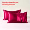 2 Pack Satin Pillowcases for Hair and Skin Soft Breathable Cooling Smooth Pillow Covers for Sleeping