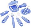 9PCS Plastic Simulation Dentist Play Set Medical Kit Pretend Toy  Kids Hygienic Habbit Cultivation Role Play Game for Children