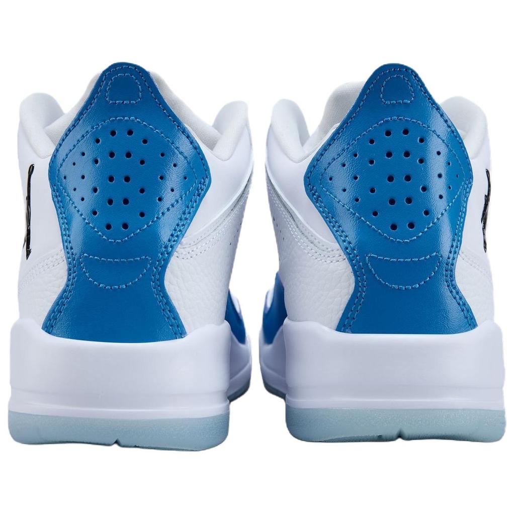 Jordan Courtside 23 Versatile Comfortable Mid-Top Basketball Shoes Men Sneakers White Blue IO7614-101