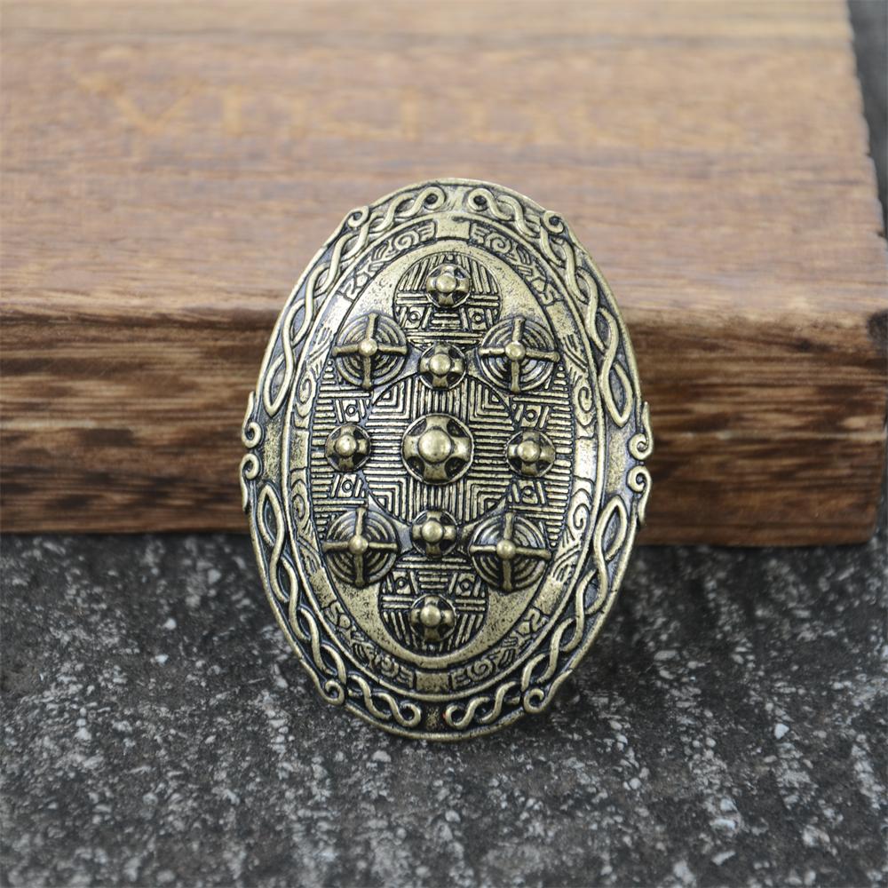 1Pcs Retro Sweden Norse Viking Brooches Jewelry Vintage Norse Talisman for Clothing Shirt Suit