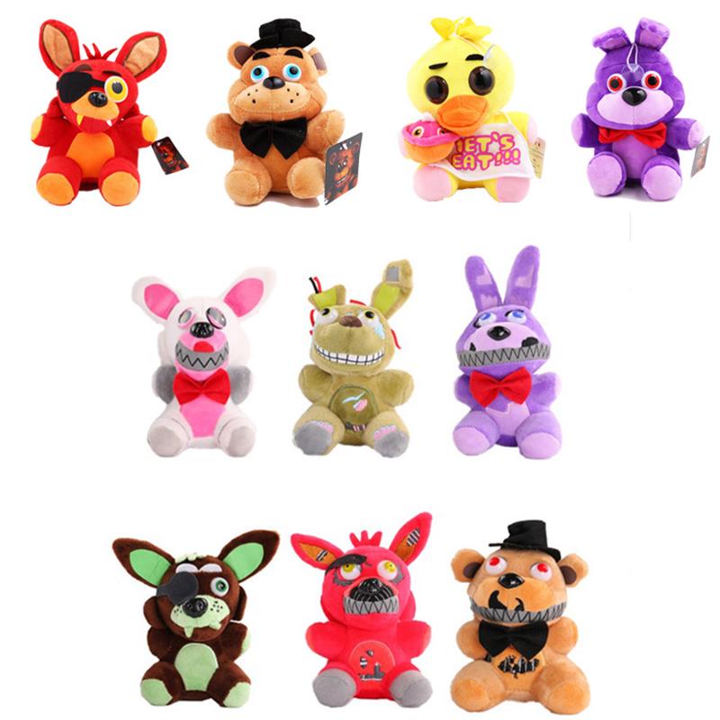 Nights Five New At Freddys Horror Game Plush Doll Soft Keychain Kid Toy Stuffed