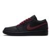Jordan Air Jordan 1 Back To The Past Low top Vintage Basketball Shoes Unisex Black Red 553558-043(Team990-)