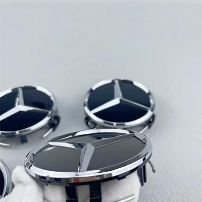 Hub Cap For Mercedes Benz AMG 4PCS 75mm Car Wheel Center Hub Caps Cover B/C/E/S Class W204 W211 W205 W212 W203 W213 W124 Car Accessories DH1