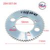 25H 55 65 80 89 Dentes 55T 65T 80T 89T 54MM Roda Dentada Traseira Para Razor EVO X-Treme IZIP E Patinete a Gás Mini Moto