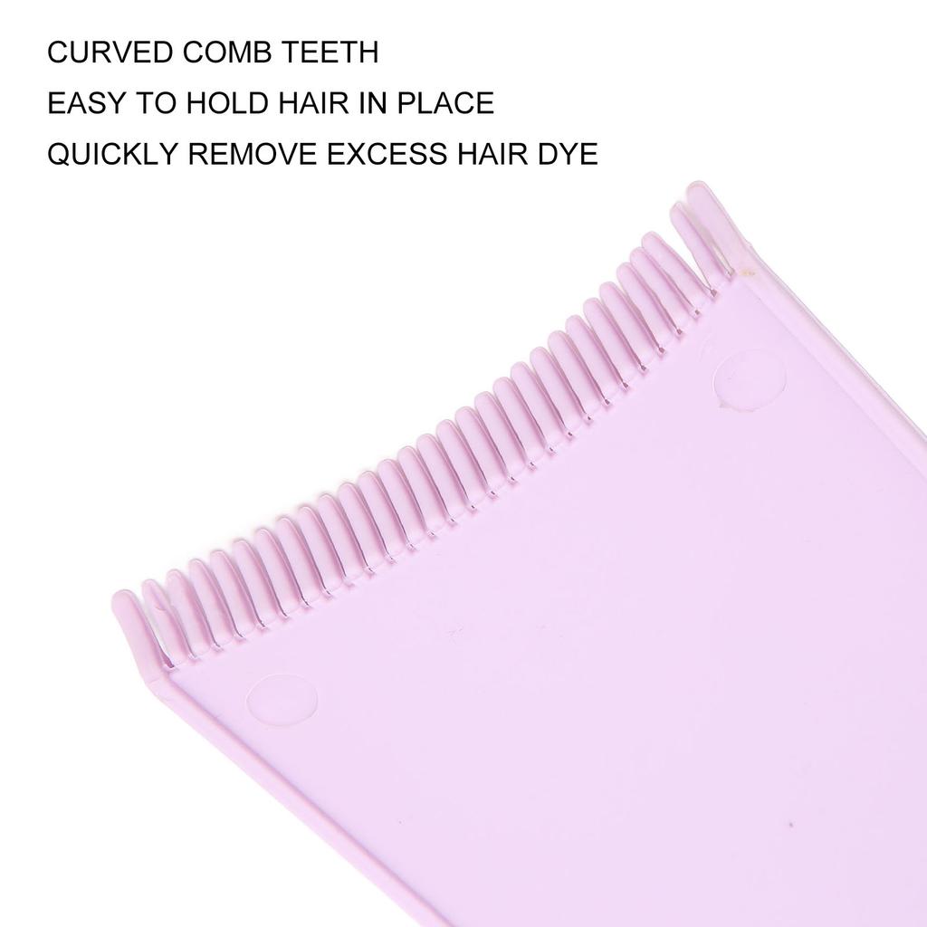 3 Stück Balayage Board Gebogener Kammzinken Glättende Oberflächen Verbreitertes Folienbrett für Haarfarbe