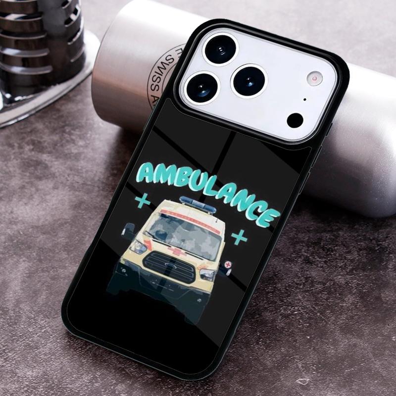EMT EMS Ambulance Phone Case For iPhone 17 16 15 14 13 12 11 Pro Max Plus 17Air Soft Silicone Cover