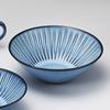 Hamada Hasami Ware Rizaemon Kiln BLUE Carved Large 391170 21cm Anti-Bowl