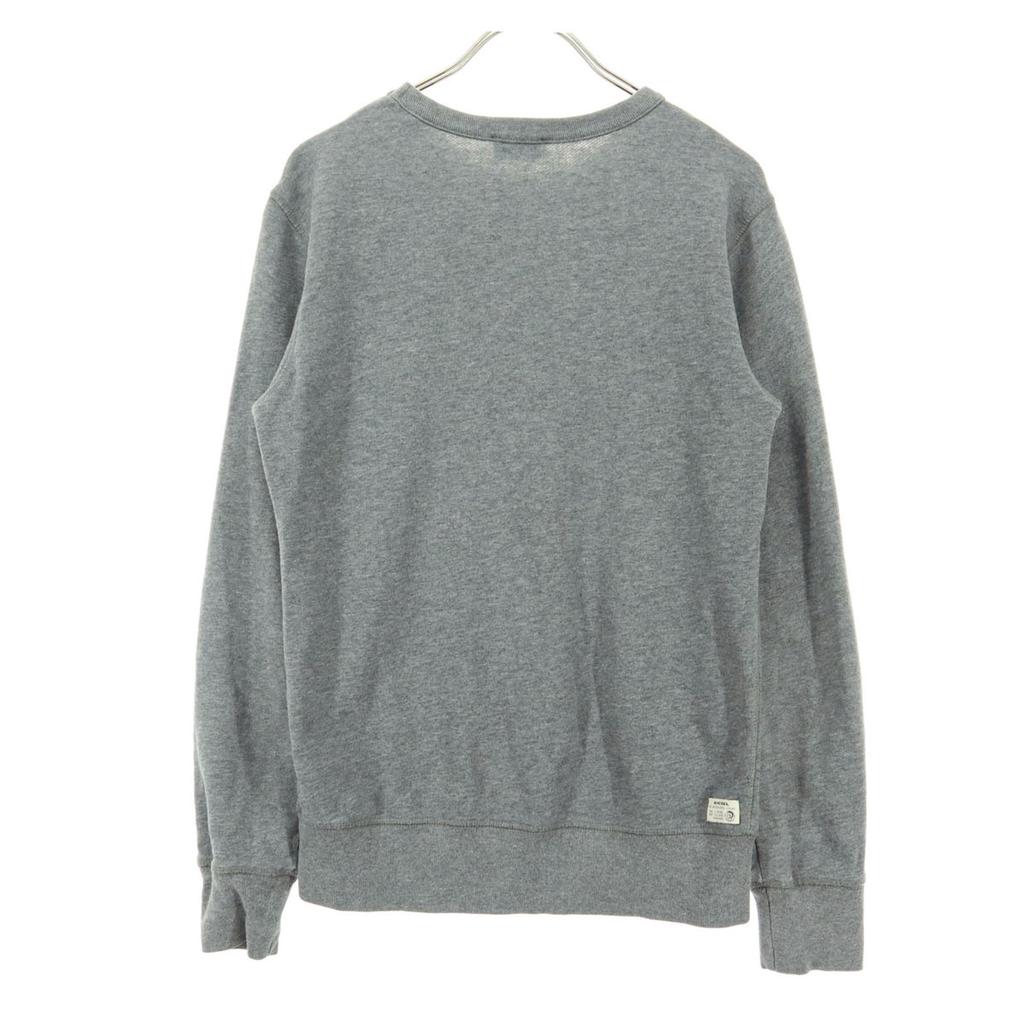 DIESEL Print Long sleeve trainer gray sweat Men's Used
