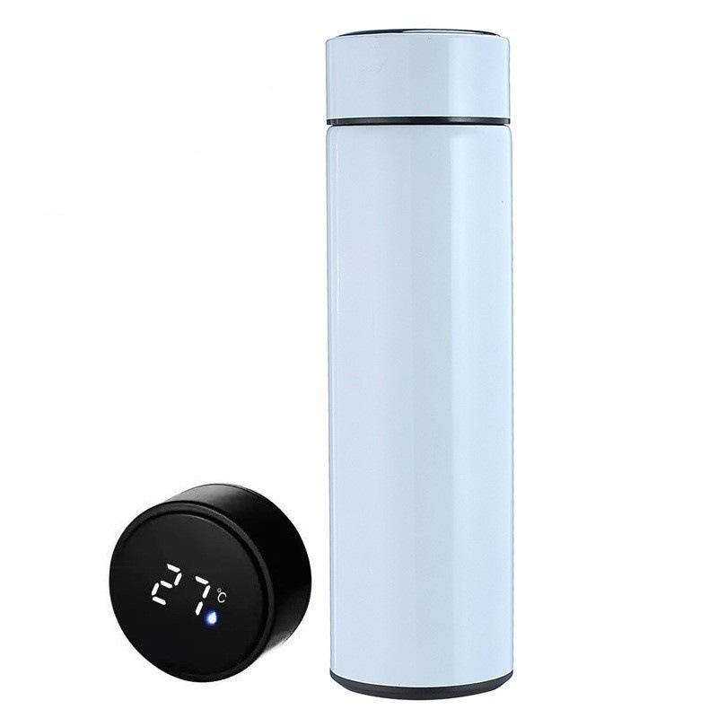 Engraved Stainless Steel Smart Thermos Cup - Perfect for Business Gifts and Event Openings.