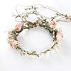 Neue Mode Böhmischer Kranz Haarband Blumenkrone Frauen langes Rattan Simulationsblume Stirnband Kopfschmuck Frühling Haarschmuck