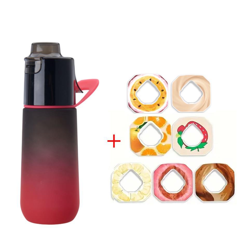 Multi-Flavor Fun Water Bottle for Kids: Fruit-Flavored, Aroma Scent, Spray Feature, Flavor-Changing