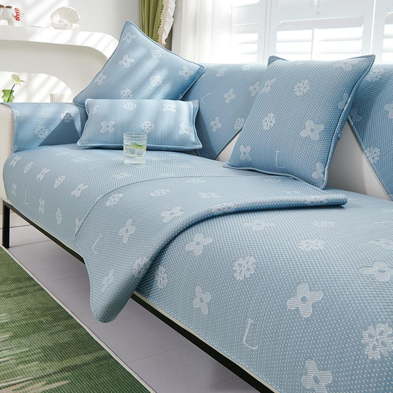 Ice Silk Sofa Cushion Summer Summer Mat Cushion Non -Slip New Summer Sofa Cover Cover Cloth