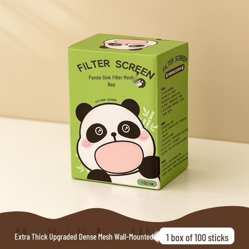 100 Disposable Kitchen Sink Filter Bags: Anti-Clogging Net for Drains & Vegetable Residue.